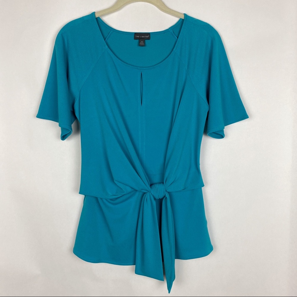 The Limited Tie Front Top